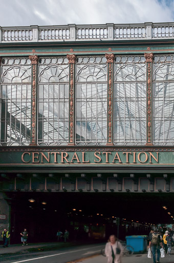 Glasgow Central Station.