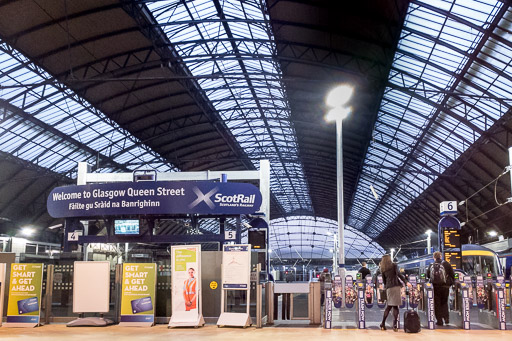 Glasgow Queen Street Station.