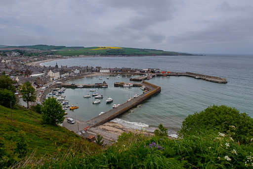 At Stonehaven.