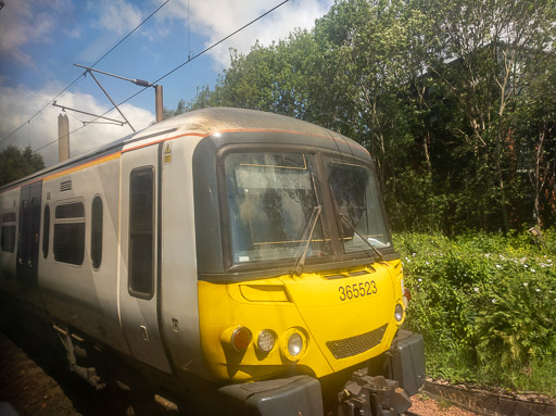 365523 between Anniesland and Glasgow Queen Street.