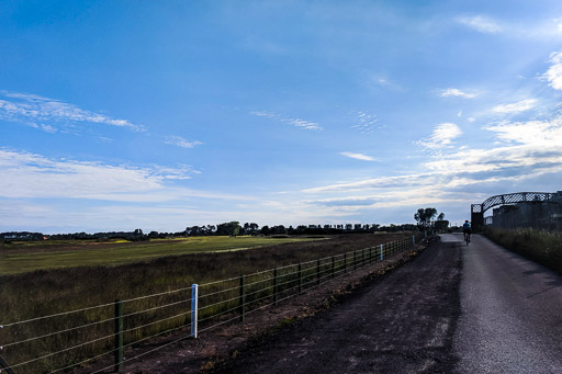 Between Barry Links and Golf Street.