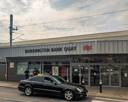 Warrington Bank Quay Station.