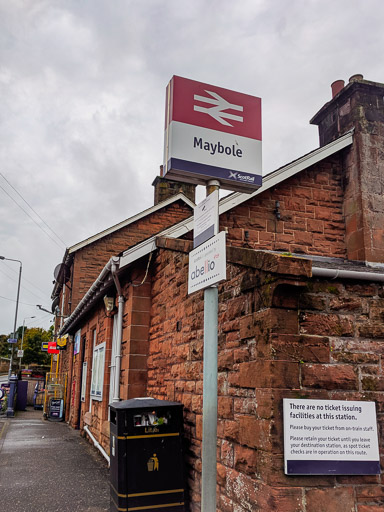 Maybole Station.