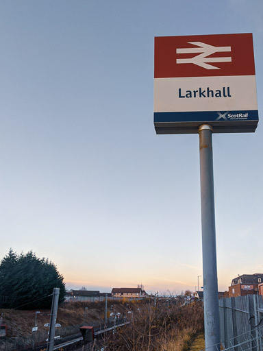 Larkhall Station.