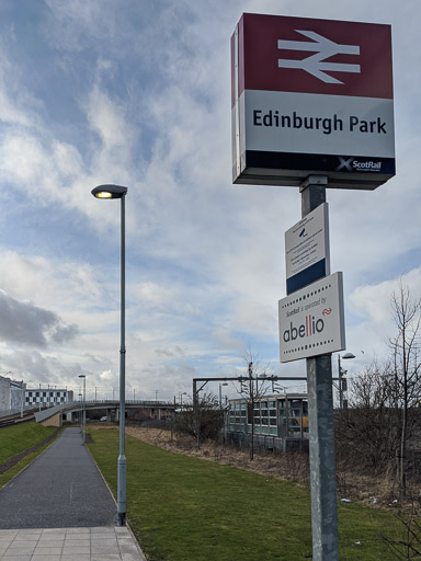 Edinburgh Park Station.