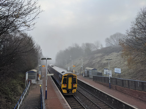 A TRAIN at Gilshochill.