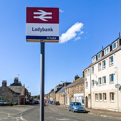 Ladybank Station.