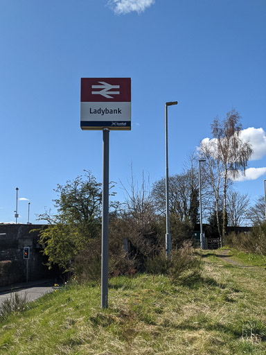 Ladybank Station.