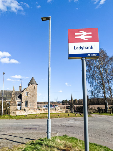 Ladybank Station.