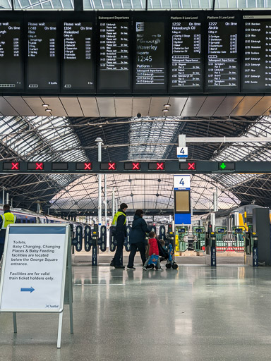 Glasgow Queen Street Station.