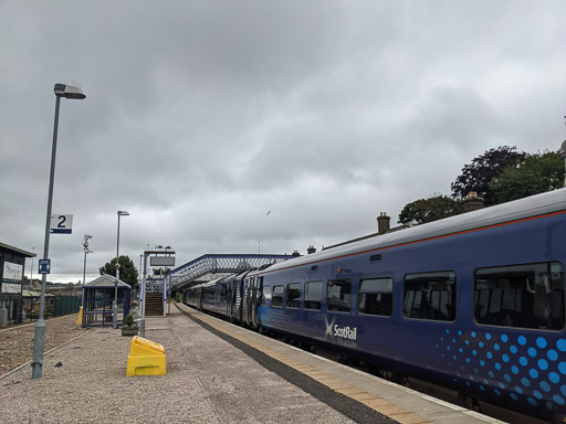 A TRAIN at Inverurie.