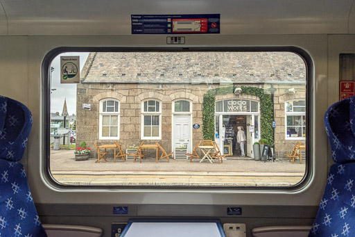 A TRAIN at Inverurie.