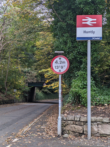 Huntly Station.