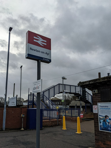 Newton-On-Ayr Station.