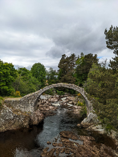 At Carrbridge.