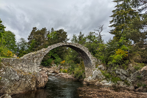 At Carrbridge.