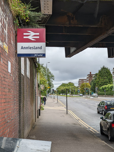 Anniesland Station.