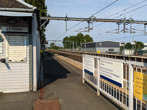 Hillington East Station.