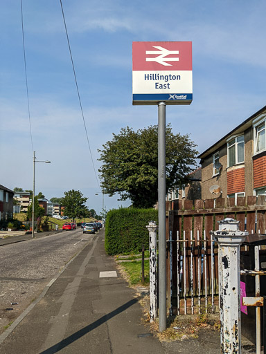 Hillington East Station.