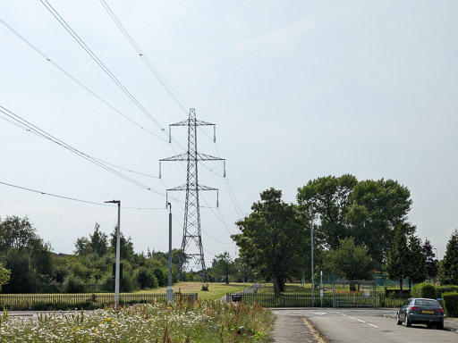 Between Hillington East and Hillington West.