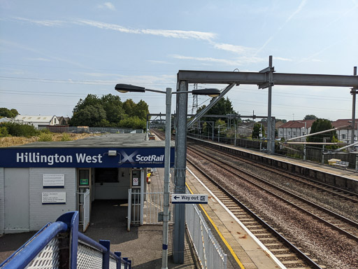 Hillington West Station.