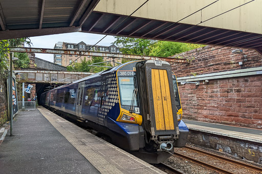 380014 at Greenock West.