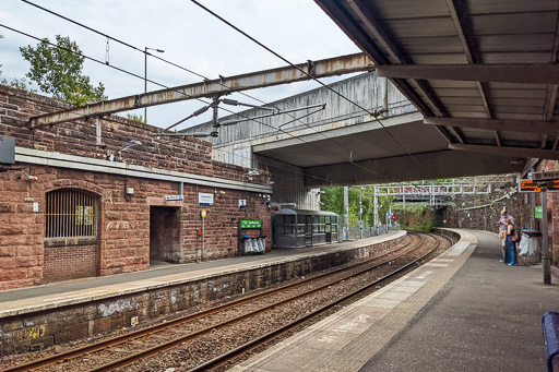 Greenock West Station.