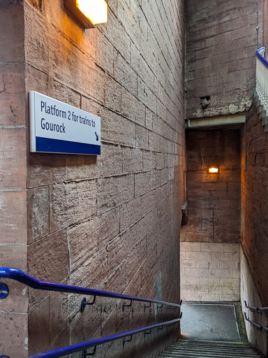 Greenock West Station.