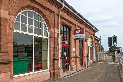 Greenock West Station.