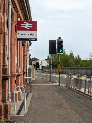 Greenock West Station.