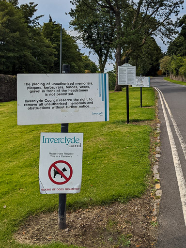 At Greenock West.