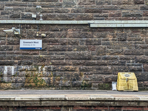 Greenock West Station.