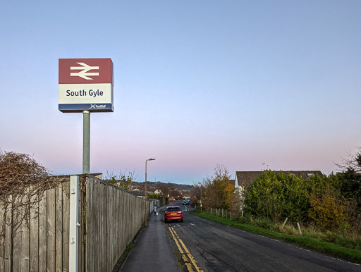 South Gyle Station.