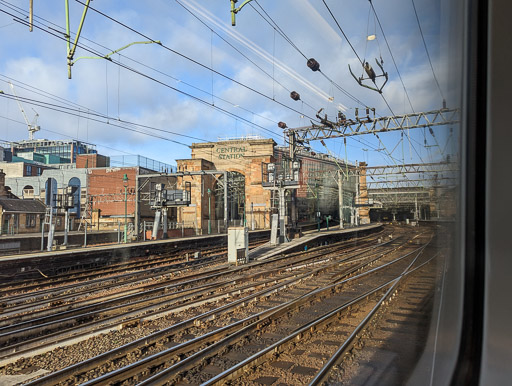 Glasgow Central Station.