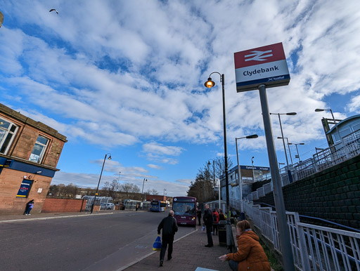 Clydebank Station.