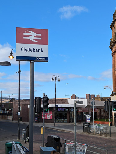 Clydebank Station.