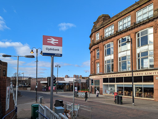 Clydebank Station.