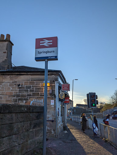 Springburn Station.