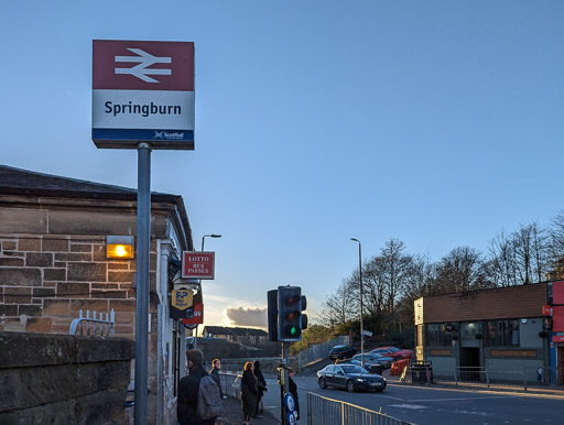 Springburn Station.