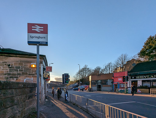 Springburn Station.