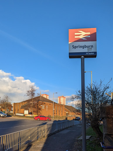 Springburn Station.