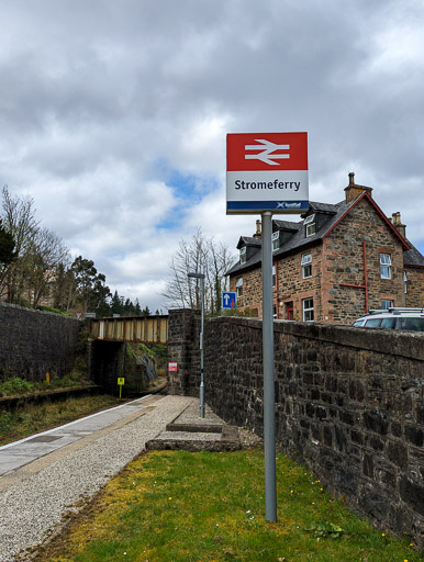 Stromeferry Station.