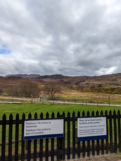 Strathcarron Station.