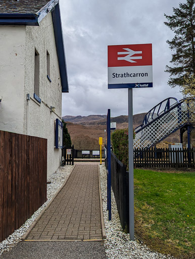 Strathcarron Station.