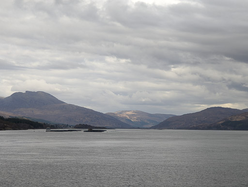 Between Strathcarron and Kyle Of Lochalsh.