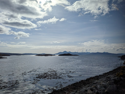 Between Strathcarron and Kyle Of Lochalsh.