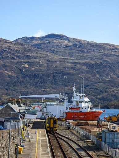 Kyle Of Lochalsh Station.