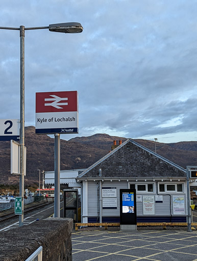 Kyle Of Lochalsh Station.