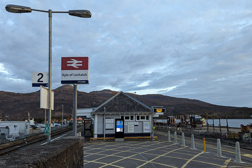 Kyle Of Lochalsh Station.