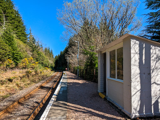 Achnashellach Station.